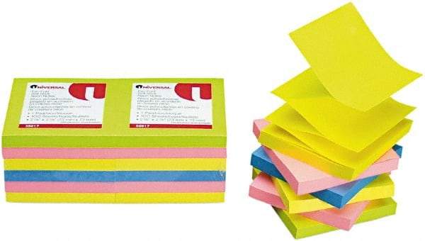 UNIVERSAL - Self-Stick Note & Page Flag Dispensers Size: Pop-Up For Use With: Pop-Up Dispenser - Top Tool & Supply