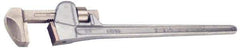 Ampco - 18" Aluminum Nonsparking Pipe Wrench - 3-3/16" Pipe Capacity - Top Tool & Supply