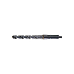 Taper Shank Drill Bit: 1.0313″ Dia, 3MT, 118 °, High Speed Steel Oxide Finish, 11.125″ OAL, Standard Point, Spiral Flute