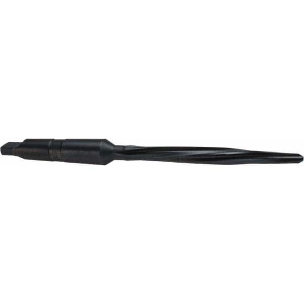 Cleveland - 7/16" Reamer Diam, 0.266" Small End Diam, 2MT Morse Taper Shank, 4-3/8" Flute, Bridge Reamer - Top Tool & Supply