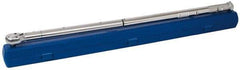 Value Collection - 3/4" Drive Micrometer Type Ratchet Head Torque Wrench - 150 Ft/Lb to 600 Ft/Lb Torque, 43" OAL, 2 Ft/Lb Graduation - Top Tool & Supply