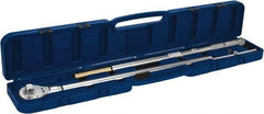 Value Collection - 1" Drive Micrometer Type Ratchet Head Torque Wrench - 300 Ft/Lb to 900 Ft/Lb Torque, 60" OAL, 6 Ft/Lb Graduation - Top Tool & Supply