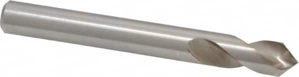 Cleveland - 3/8" Body Diam, 90°, 3-1/8" OAL, High Speed Steel Spotting Drill - Top Tool & Supply