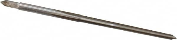 Cleveland - #5/0 Pin, 0.0966" Diam, 0.0719" Small End, 7/64" Diam Straight Shank, 1-3/16" Flute, Taper Pin Reamer - Top Tool & Supply