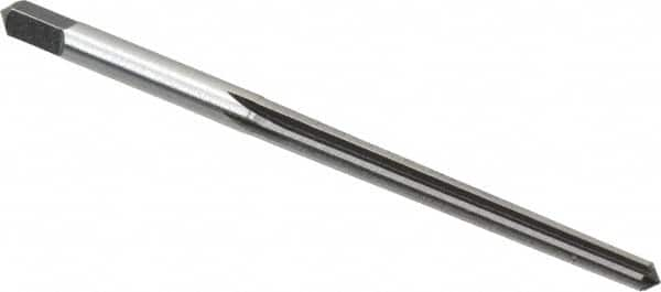 Cleveland - #2/0 Pin, 0.1462" Diam, 0.1137" Small End, 5/32" Diam Straight Shank, 1-9/16" Flute, Taper Pin Reamer - Top Tool & Supply