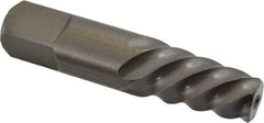 Cleveland - Spiral Flute Screw Extractor - #8 Extractor for 1-3/8 to 1-3/4" Screw, 4-3/8" OAL - Top Tool & Supply