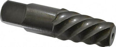 Cleveland - Spiral Flute Screw Extractor - #9 Extractor for 1-3/4 to 2-1/8" Screw, 4-5/8" OAL - Top Tool & Supply