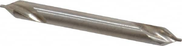 Cleveland - #00 Plain Cut 60° Incl Angle High Speed Steel Combo Drill & Countersink - Top Tool & Supply