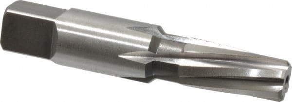 Cleveland - 1/8" Pipe, 0.362" Diam, 0.316" Small End Diam, Straight Shank, 19.05mm Flute, Taper Pipe Reamer - Top Tool & Supply