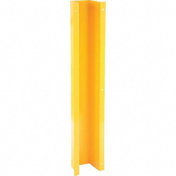 Vestil - 9-3/16" Wide x 6-1/8" Deep x 48" High, Steel Column Protector - Fits 5" Columns, Yellow - Top Tool & Supply