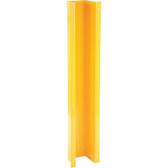 Vestil - 9-3/16" Wide x 6-1/8" Deep x 48" High, Steel Column Protector - Fits 5" Columns, Yellow - Top Tool & Supply