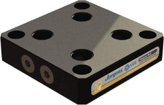 Jergens - 130mm Long x 130mm Wide x 30mm High Aluminum Fixture Plate - 30mm Plate Thickness - Top Tool & Supply