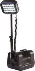 Pelican Products, Inc. - 12 Volt, 24 Watt, Electric, LED Portable Floor Work Light - 13.78" Cord, 1 Head, 1,000 & 2,000 Lumens, 15-3/4" Long x 7.87" Wide x 9.06" High - Top Tool & Supply