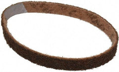 3M - 3/4" Wide x 18" OAL, Aluminum Oxide Abrasive Belt - Aluminum Oxide, Coarse, Nonwoven, Series SC-BS - Top Tool & Supply