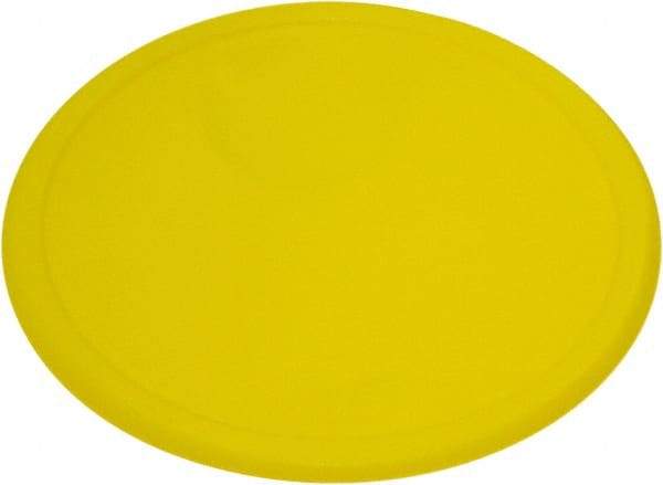 Rubbermaid - 8.8" Wide, Round Polyethylene Lid - Use with FG572000, FG572100, FG572124 - Top Tool & Supply