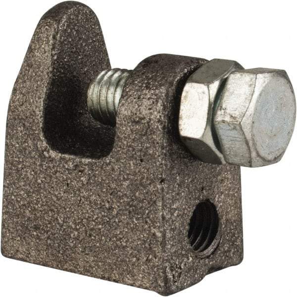 Cooper B-Line - 3/4" Max Flange Thickness, 1/2" Rod Top Beam Clamp - 700 Lb Capacity, Malleable Iron - Top Tool & Supply