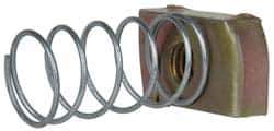 Cooper B-Line - 3/8-16" Rod, Zinc Dichromate Steel Spring Strut Nut - 1100 Lb Capacity, 3/8-16" Bolt - Top Tool & Supply