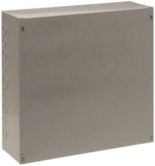 Cooper B-Line - Steel Junction Box Enclosure Screw Flat Cover - NEMA 1, 24" Wide x 24" High x 6" Deep - Top Tool & Supply