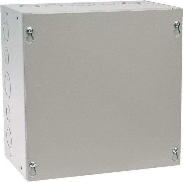 Cooper B-Line - Steel Junction Box Enclosure Screw Flat Cover - NEMA 1, 10" Wide x 10" High x 6" Deep - Top Tool & Supply