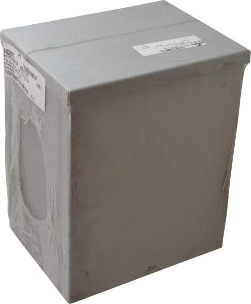 Cooper B-Line - Steel Junction Box Enclosure Screw Flat Cover - NEMA 3R, 8" Wide x 10" High x 6" Deep, Rainproof - Top Tool & Supply