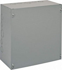 Cooper B-Line - Steel Junction Box Enclosure Screw Flat Cover - NEMA 1, 12" Wide x 12" High x 6" Deep - Top Tool & Supply