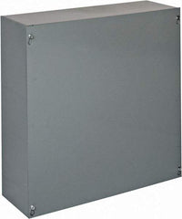 Cooper B-Line - Steel Junction Box Enclosure Screw Flat Cover - NEMA 1, 18" Wide x 18" High x 6" Deep - Top Tool & Supply