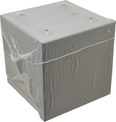 Cooper B-Line - Steel Junction Box Enclosure Screw Flat Cover - NEMA 3R, 6" Wide x 6" High x 6" Deep, Rainproof - Top Tool & Supply