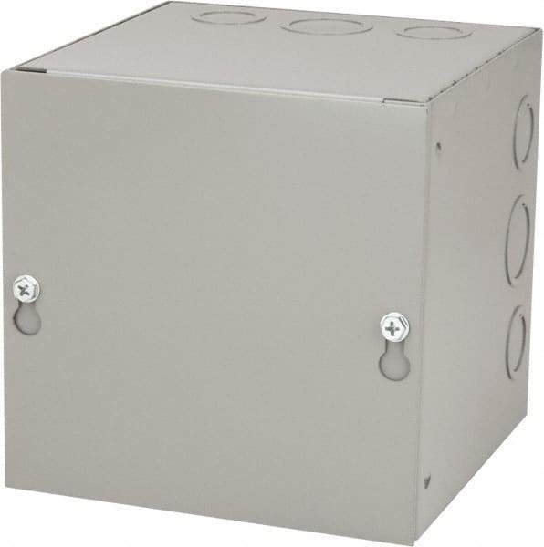 Cooper B-Line - Steel Junction Box Enclosure Screw Flat Cover - NEMA 1, 6" Wide x 6" High x 6" Deep - Top Tool & Supply