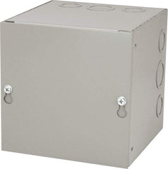 Cooper B-Line - Steel Junction Box Enclosure Screw Flat Cover - NEMA 1, 6" Wide x 6" High x 6" Deep - Top Tool & Supply