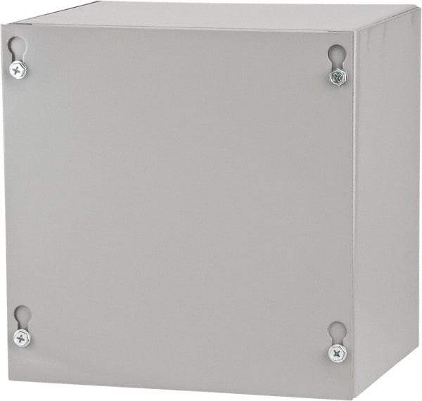 Cooper B-Line - Steel Junction Box Enclosure Screw Flat Cover - NEMA 1, 8" Wide x 8" High x 6" Deep - Top Tool & Supply