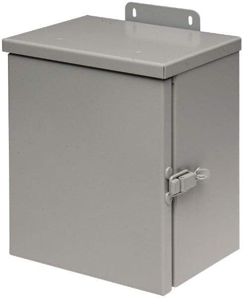 Cooper B-Line - Steel Junction Box Enclosure Hinge Flat Cover - NEMA 3R, 16" Wide x 20" High x 6" Deep, Rainproof - Top Tool & Supply