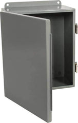 Cooper B-Line - Steel Standard Enclosure Hinge Flat Cover - NEMA 12, 13, 10" Wide x 12" High x 5" Deep, Dirt-tight & Dust-tight - Top Tool & Supply