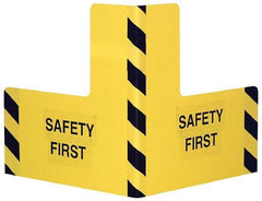 Vestil - 16" Long, Steel Corner Protector - Yellow, 8" High x 16" Wide Side - Top Tool & Supply