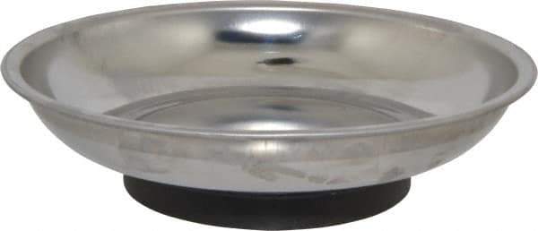 Eclipse - 5-7/8" Wide Magnetic Tray - Stainless Steel with Rubber-Coated Ferrite - Top Tool & Supply