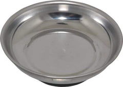 Eclipse - 4-5/16" Wide Magnetic Tray - Stainless Steel with Rubber-Coated Ferrite - Top Tool & Supply