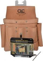 CLC - 8 Pocket Electrician's Holster - Leather - Top Tool & Supply