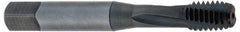 OSG - 1/2-20 UNF 3 Flute 2B Modified Bottoming Spiral Flute Tap - Powdered Metal, Oxide Finish, 3-3/8" OAL, Right Hand Flute, Right Hand Thread, H5, Series 313 - Top Tool & Supply