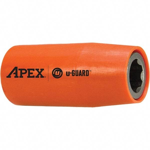 Apex - 3/4" Drive, 10mm Socket, Standard Power Socket - 6 Points, 1.28" OAL - Top Tool & Supply