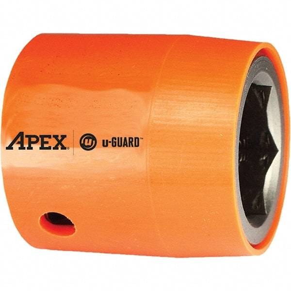 Apex - 1/2" Drive, 21mm Socket, Standard Power Socket - 6 Points, 1.53" OAL - Top Tool & Supply