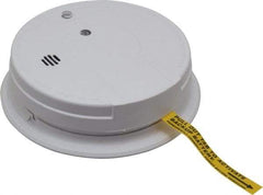 Kidde - 5.6 Inch Diameter, AC Wire In 120 Volt Smoke Alarm - 85 dB Decibel Rating, 9V Battery Included, Tamper Resistant, Interconnectable - Top Tool & Supply