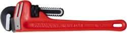 Paramount - 10" Cast Iron Straight Pipe Wrench - 1-1/2" Pipe Capacity - Top Tool & Supply