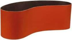 3M - 5" Wide x 132" OAL, 36 Grit, Ceramic Abrasive Belt - Ceramic, Very Coarse, Coated, YF Weighted Cloth Backing, Wet/Dry, Series 984F - Top Tool & Supply