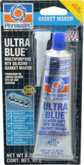 Permatex - 3.35 oz Gasket Maker - -65 to 500°F, Blue, Comes in Tube - Top Tool & Supply