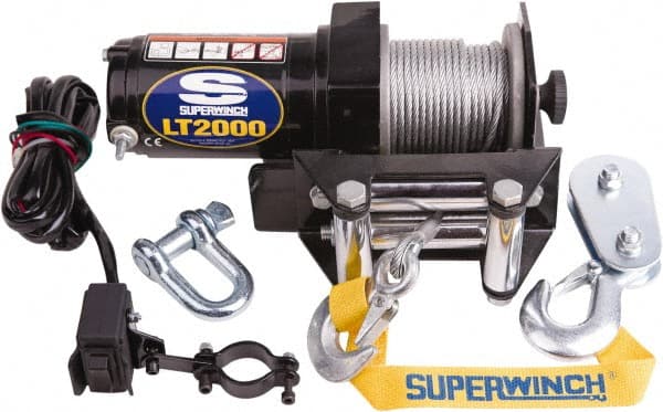 Superwinch - 2,000 Lb Capacity, 50' Cable Length, ATV Winch - Top Tool & Supply