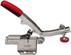 Bessey - 700 Lb Holding Capacity, Horizontal Handle, Manual Hold Down Toggle Clamp - U-Bar, Flanged Base, Steel - Top Tool & Supply