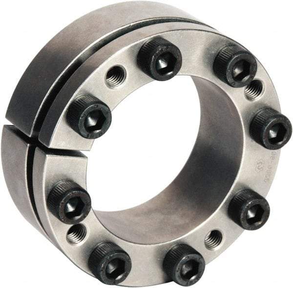 Climax Metal Products - M4 Thread, 15mm Bore Diam, 32mm OD, Shaft Locking Device - 4 Screws, 2,191 Lb Axial Load, 1.26" OAW, 0.551" Thrust Ring Width, 54 Ft/Lb Max Torque - Top Tool & Supply