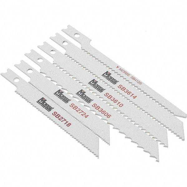 M.K. MORSE - Jig Saw Blade Sets Blade Material: Bi-Metal Minimum Blade Length (Inch): 3 - Top Tool & Supply