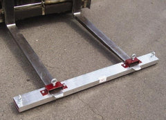 Shields Magnetics - 48" Long Fork Lift Magnetic Sweeper - 5" Wide x 2" High - Top Tool & Supply