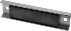 Eclipse - 45 Max Pull Force Lb, 5-1/2" Long x 1-3/8" Wide x 1/2" Thick, Rectangular Channel, Ceramic Fixture Magnet - 212°F Max Operating Temp, 0.01" Mounting Hole Diam, Stainless Steel Housing - Top Tool & Supply