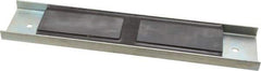 Eclipse - 60 Max Pull Force Lb, 12" Long x 2-1/2" Wide x 5/8" Thick, Rectangular Channel, Ceramic Fixture Magnet - 212°F Max Operating Temp, 0.01" Mounting Hole Diam, Stainless Steel Housing - Top Tool & Supply